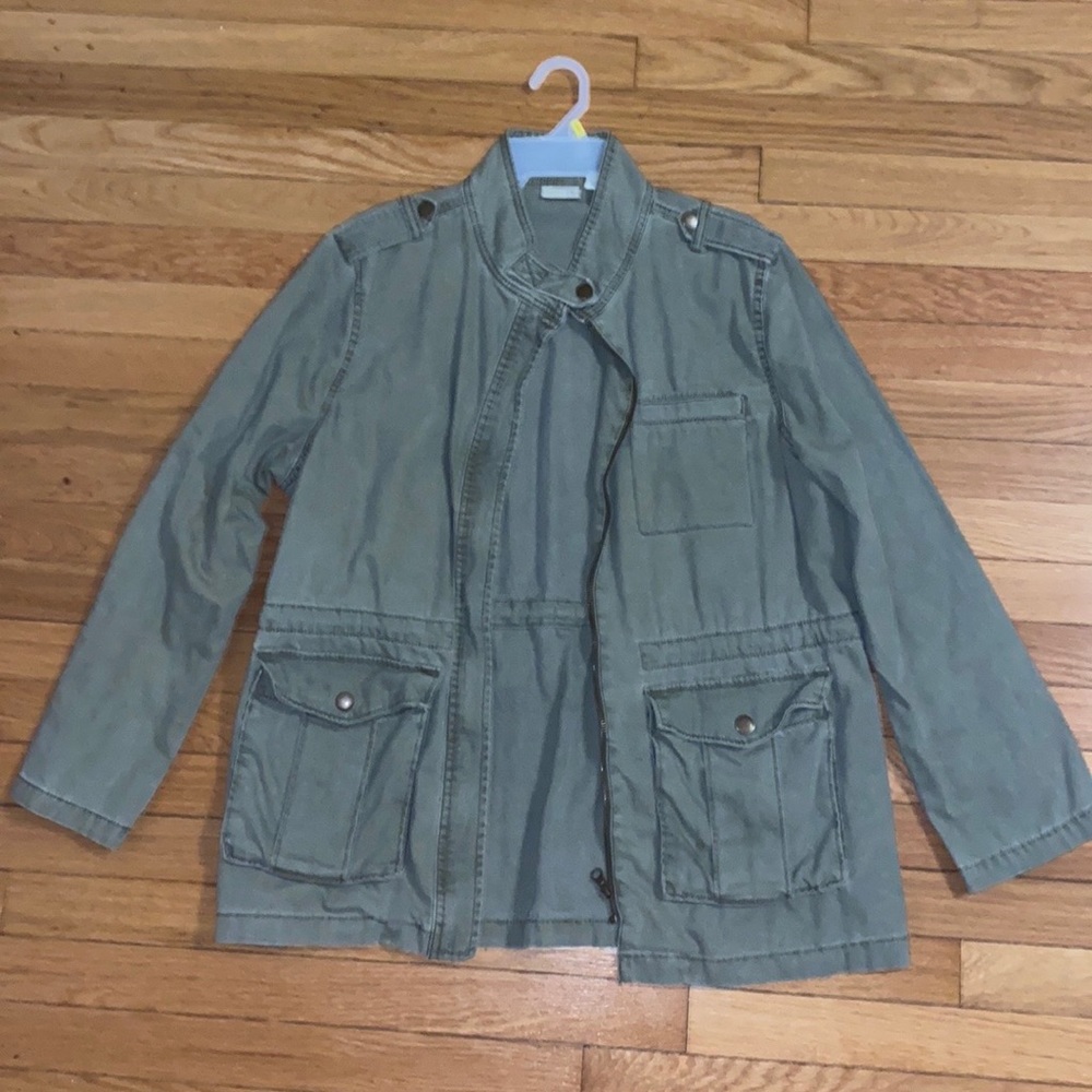BP. Nordstrom Green Army Jacket, Size Large, Good Condition